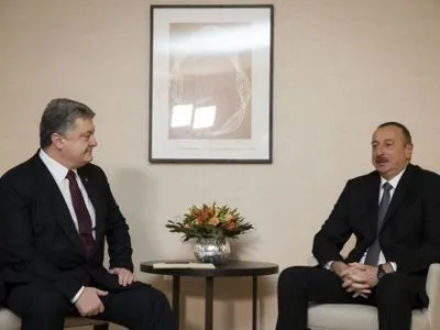 П.Порошенко и И.Алиев обсудили проекты для увеличения инвестиций в украинскую экономику