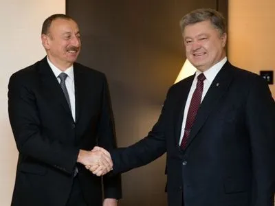 П.Порошенко та І.Алієв підтвердили взаємну підтримку територіальної цілісності