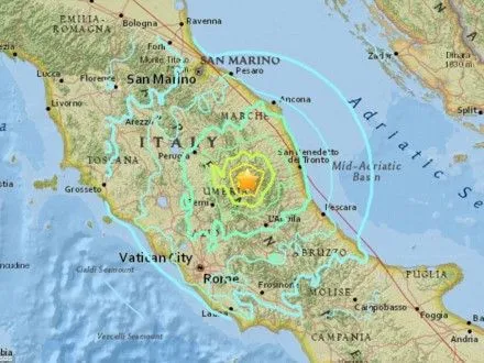 Украинцев попросили не ехать в регионы Италии, где произошло землетрясение