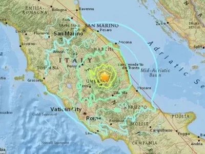 Украинцев попросили не ехать в регионы Италии, где произошло землетрясение