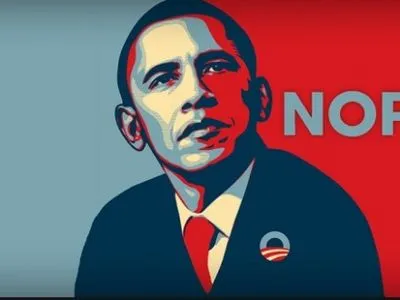 Американский художник создал серию плакатов против Д.Трампа