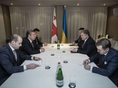 Президент Украины и премьер Грузии скоординировали позиции по безвизовому режиму