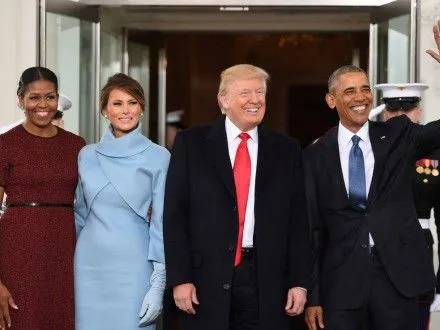 Дональд Трамп прибыл в Белый дом на чай к Б.Обаме