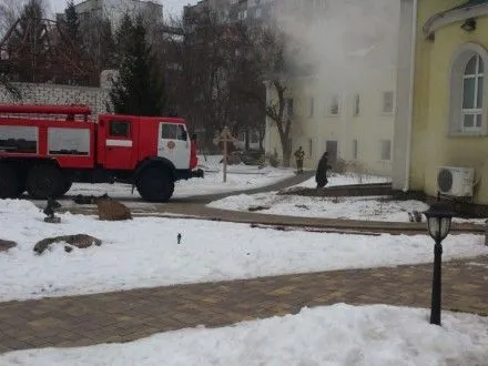 Пожежа сталася в храмі святого князя Володимира