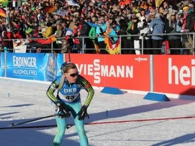 Биатлонистка А.Меркушина завоевала бронзовую медаль на чемпионате Европы