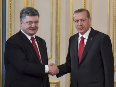 Р.Ердоган - П.Порошенку: Туреччина територіальну цілісність України