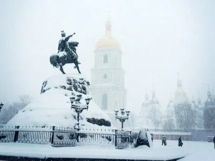 Завтра в Киеве ожидаются сильные снегопады