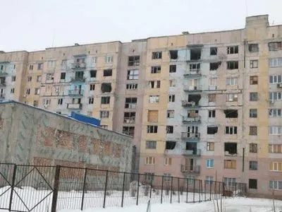 ДСНС України виділила 10 бригад на відбудову пошкоджених будинків в Авдіївці