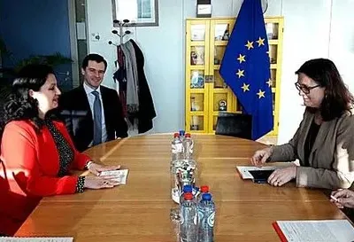 С.Мальмстрем готова продвигать одобрение ЕП дополнительных торговых преференций Украине