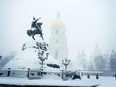 В Киеве к вечеру усилится снегопад