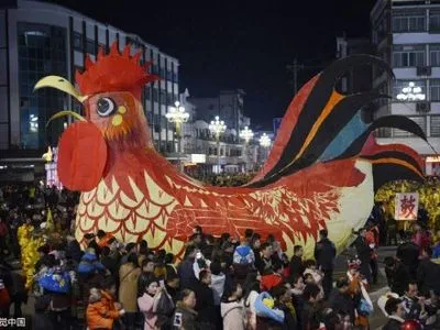 Традиционный фестиваль фонарей состоялся в Китае