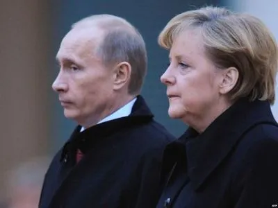 В.Путін і А.Меркель обговорили загострення ситуації на Донбасі