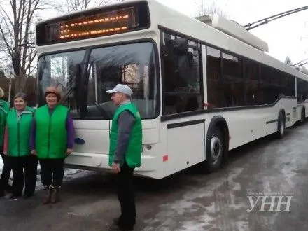 Двадцать новых троллейбусов прибыли в Кропивницкий