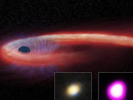 Ученые нашли "ненасытную" черную дыру