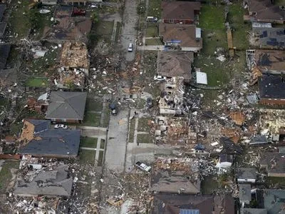 В штате Луизиана около 40 человек пострадали в результате торнадо
