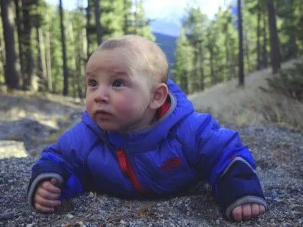 У National Geographic зняли жартівливий ролик про немовлят-скелелазів