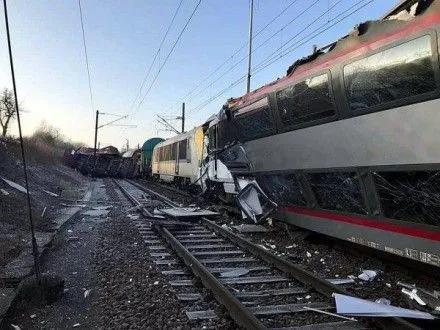 Два поезда столкнулись в Люксембурге