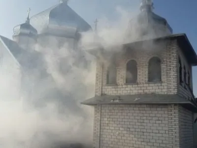 Церковь горела на Прикарпатье