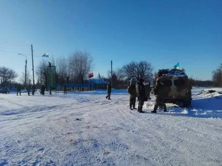 Участники торговой блокады на Донбассе открыли первый блокпост на автотрассе