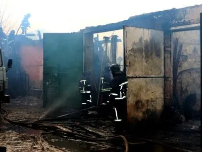 Складское помещение горело в Одессе