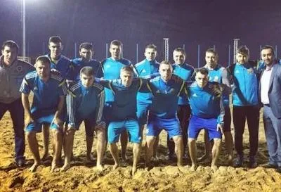 Збірна України з пляжного футболу посіла друге місце на "Кубку Персії"