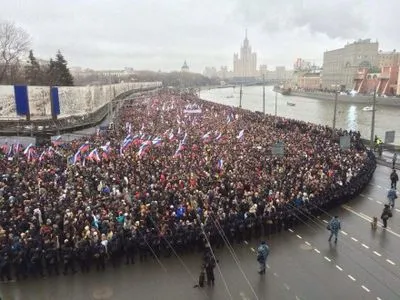 Колонна в защиту украинских политзаключенных пройдет во время "Марша Бориса Немцова"