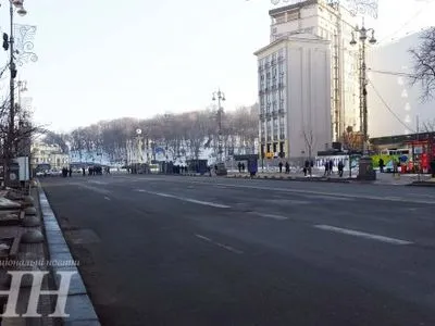 Движение в центре Киева перекрыли ко Дню героев Небесной сотни