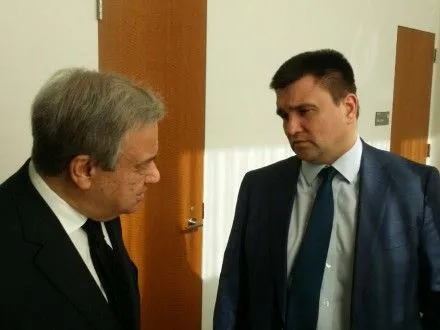 Генсек ООН перед заседанием Совбеза провел короткую беседу с П.Климкиным