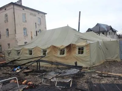 Пожар произошел в ВЧ на Прикарпатье, военные получили незначительные ожоги