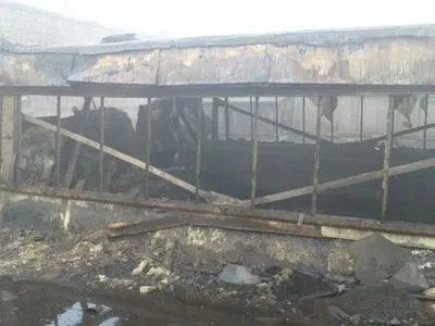 Пожар произошел на предприятии в Донецкой области