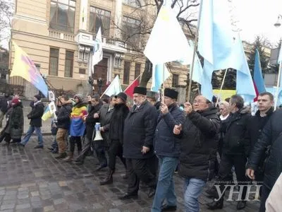 В Києві пройшов Марш солідарності з кримськотатарським народом