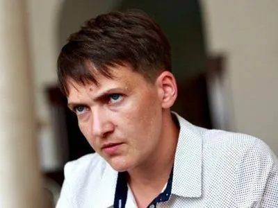 Н.Савченко заявила, что не ехала на оккупированный Донбасс вместе с В.Рубаном
