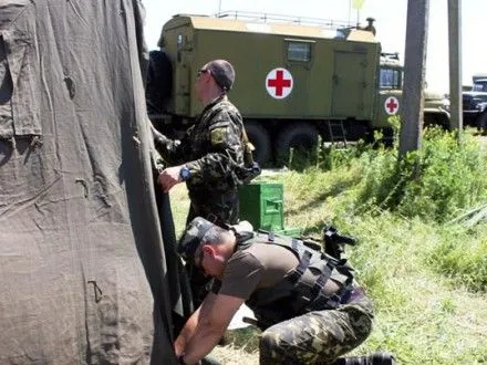 В Одессу прибыл борт с ранеными в зоне АТО бойцами