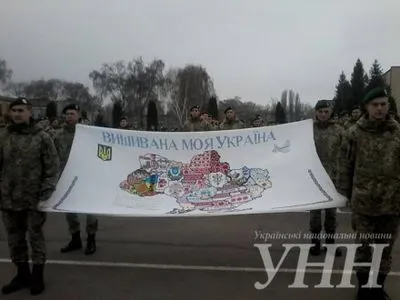 Акция "Вышитая моя Украина" состоялась в Хмельницком