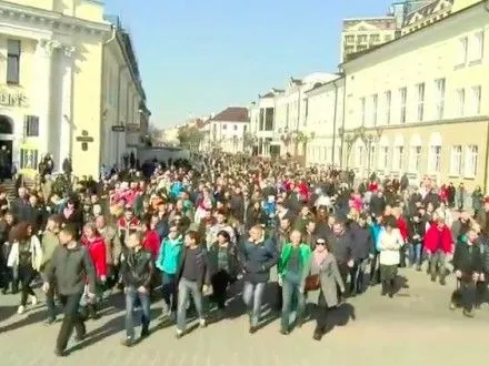 В Беларуси снова протестовали против "налога на тунеядство"