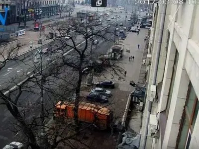 Движение транспорта ограничили в центре Киева