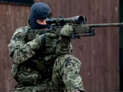 Украинский военный ликвидировал снайпера боевиков