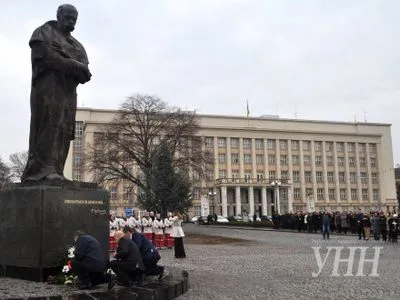 Пам'ять Т.Шевченка вшанували в Ужгороді