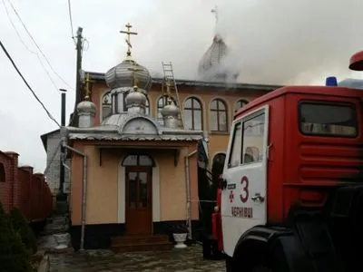 Мужской монастырь горел на Буковине
