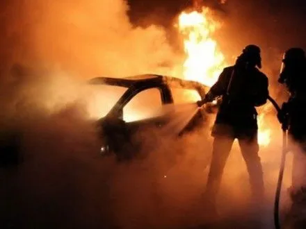 Автомобиль сгорел в Одесской области