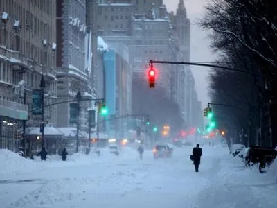 Синоптики предупредили о снежной буре в Нью-Йорке