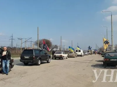 Автопробег в честь Дня Добровольца прошел в Запорожье