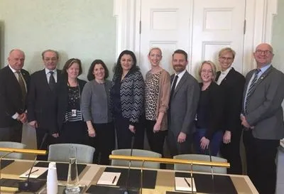 И.Климуш-Цинцадзе обсудила с представителями парламента Швеции ситуацию на Донбассе
