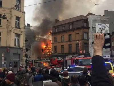 Из-за взрыва газа в Брюсселе пострадали семь человек