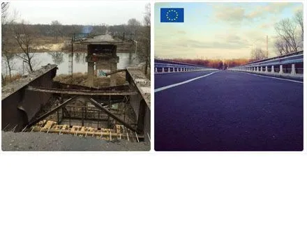 Северодонецкий мост стал лучшим проектом ЕС за рубежом