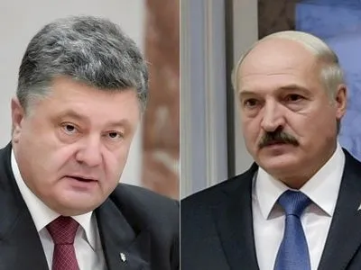 П.Порошенко обсудил с А.Лукашенко активизацию двустороннего политического диалога