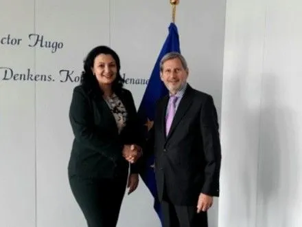 І.Климпуш-Цинцадзе у Брюсселі поінформувала комісара ЄС про загострення на Донбасі