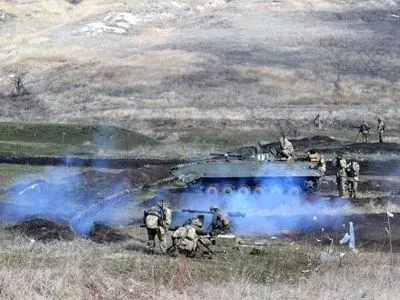 Военные в Луганской области провели тренировку по боевой стрельбе
