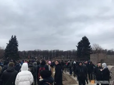 Около трех тысяч человек приняли участие в акции оппозиции в Санкт-Петербурге