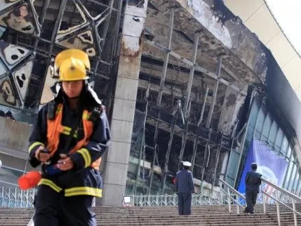 В Китае произошел пожар на стадионе ФК "Шанхай Шэньхуа"